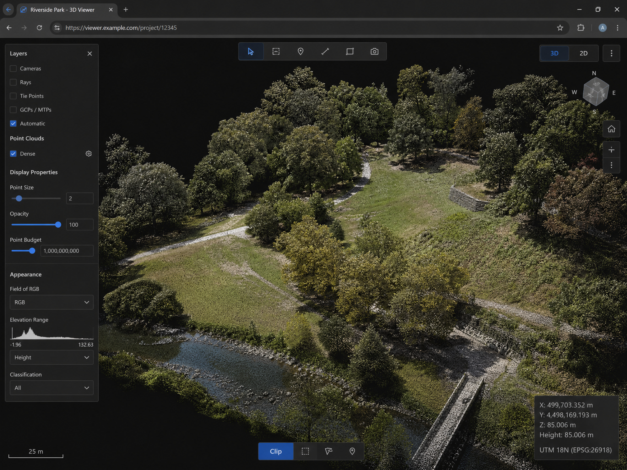 3D Photogrammetry — Park Trail System